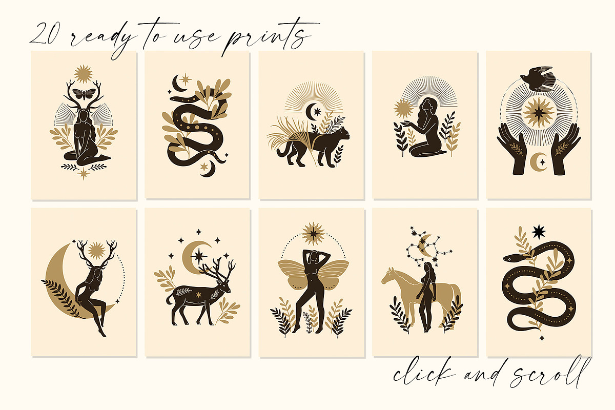 Celestial Illustrations&Patterns, an Animal Illustration by Katerina Osa (Photo 10 of 12)