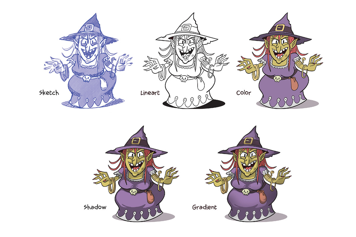 Monster Bundle, an Illustration by Cartoon Shop (Photo 5 of 16)