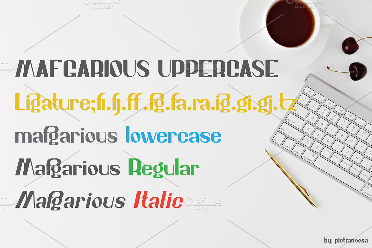 Mafgarious sans serif, a Sans Serif Font by pictranoosa_studio (Photo 7 of 10)