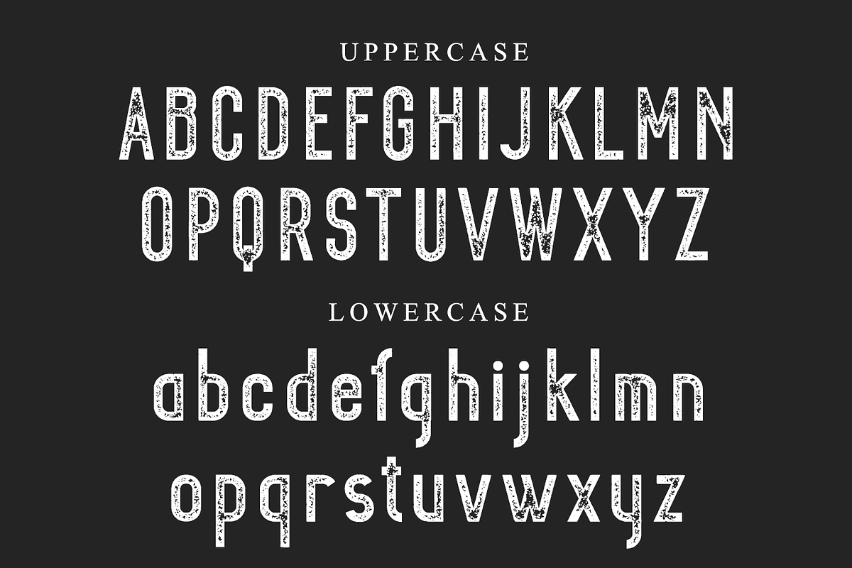 BERTON - Clean and Rough, a Sans Serif Font by Haksen (Photo 4 of 8)