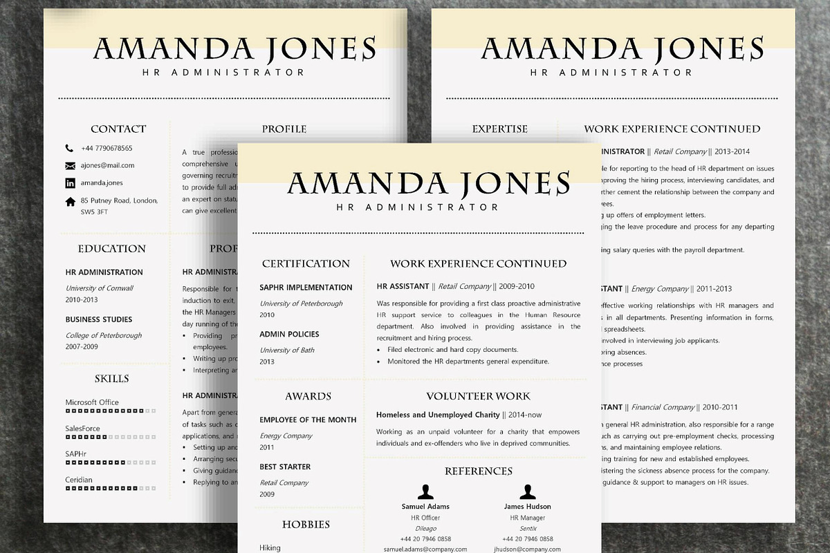 Resume Template | Amanda, a Resume Template by ResumeWorkshop (Photo 2 of 10)