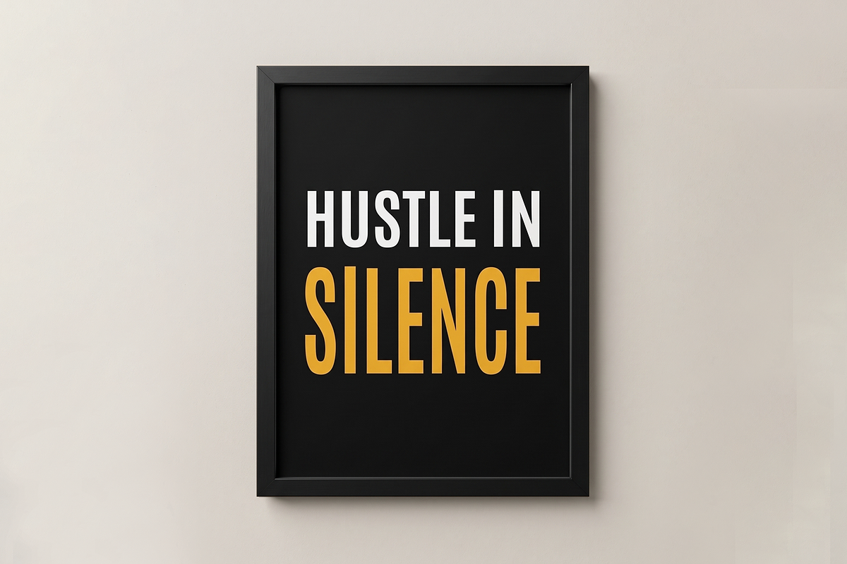 Set of 8 Motivational Wall Poster, a Poster Template by microtasker (Photo 7 of 8)