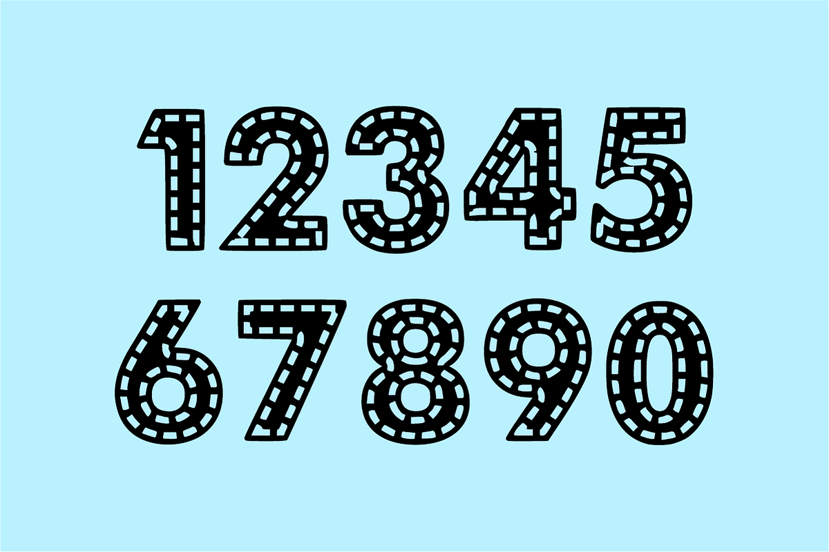 Dotted Lines - Playful Craft Font, a Sans Serif Font by Sahira Studio (Photo 7 of 7)