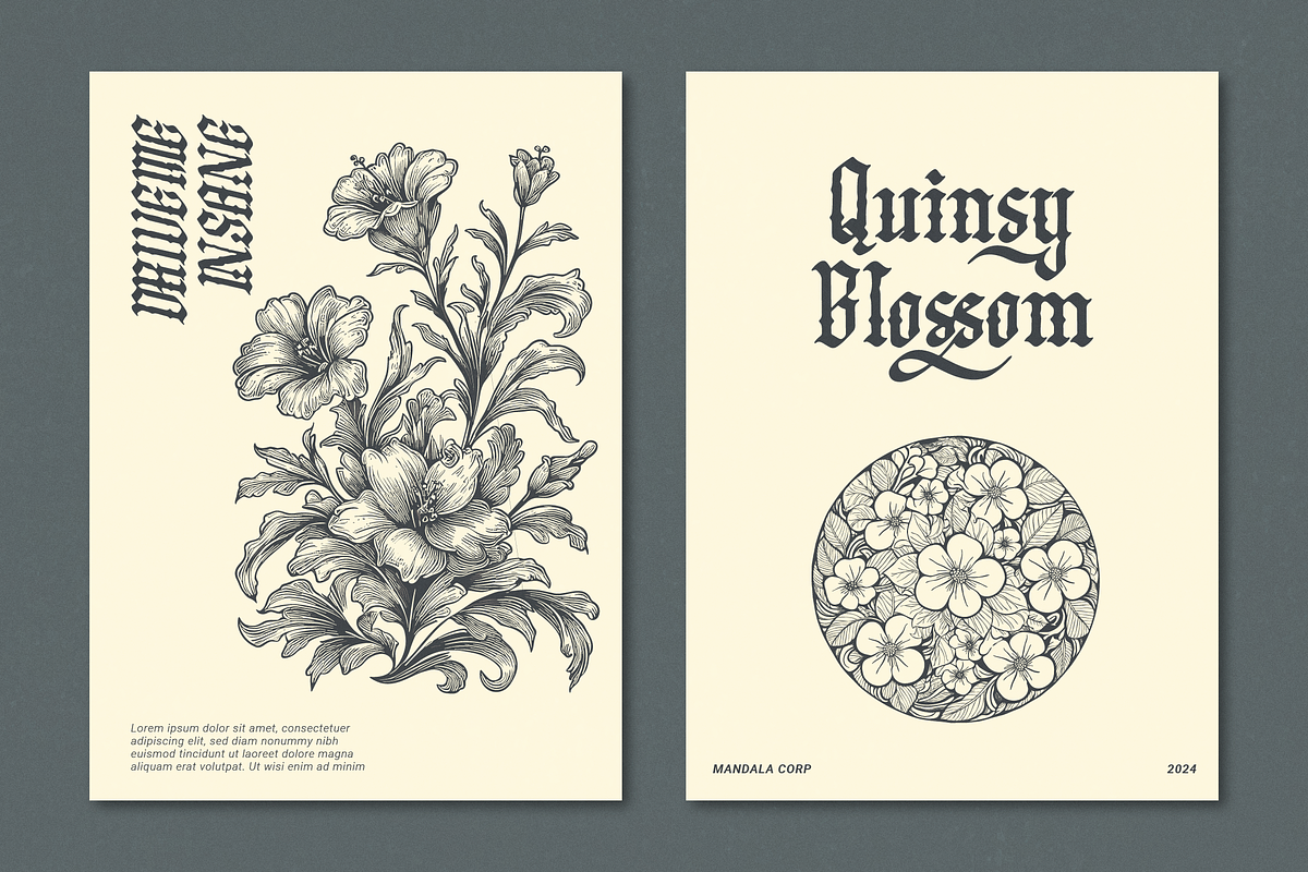 Mayhart Windah Blackletter Typeface, a Blackletter Font by Denustudios (Photo 6 of 12)