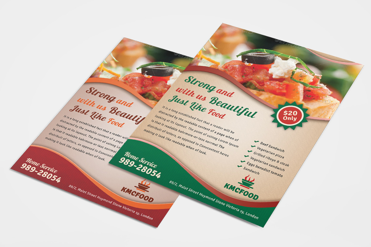 Restaurant Business Flyer, a Flyer Template by Dotnpix (Photo 3 of 5)