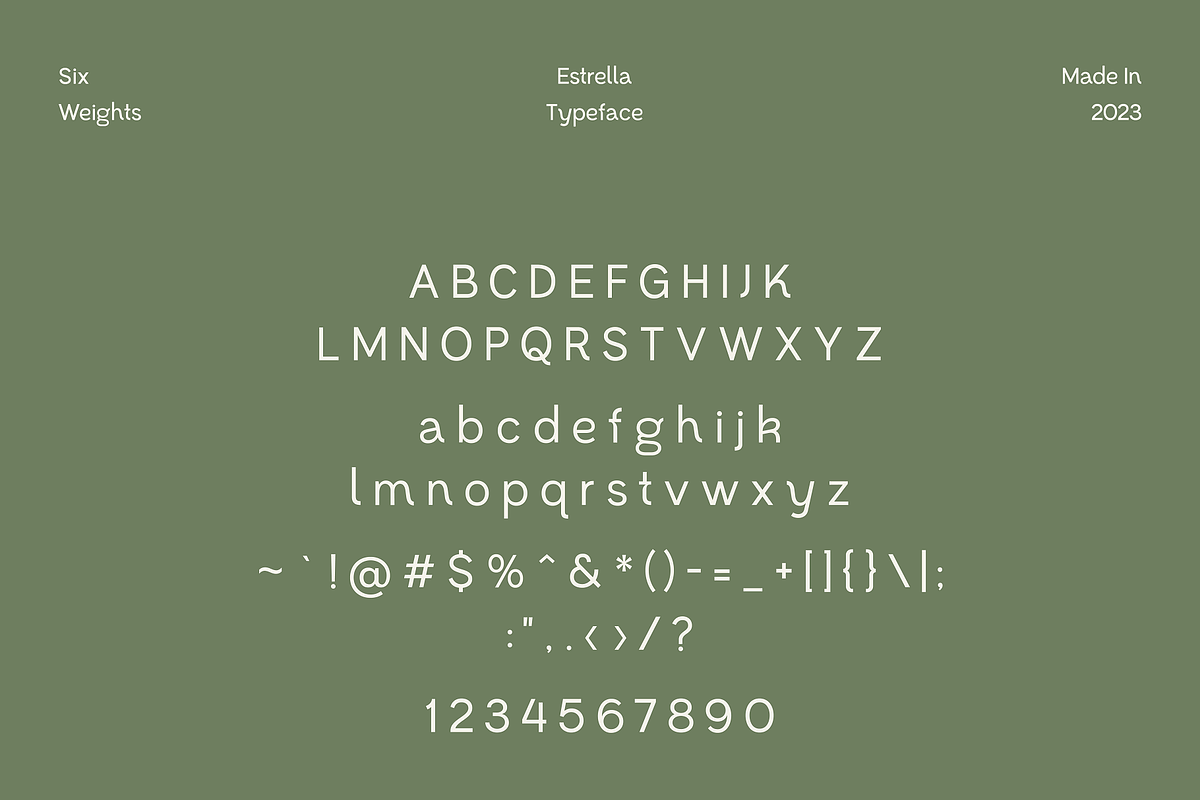 Estrella - Modern Sans Serif, a Sans Serif Font by HipFonts (Photo 8 of 10)
