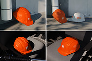 20+ Safety Helmet Mockups Bundle, a Mockup by Vitora Mockup (Thumbnail 5 of 14)