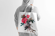 Chinese painting - peony flowers, a Decorative Illustration by ViktoriArt (Thumbnail 4 of 7)