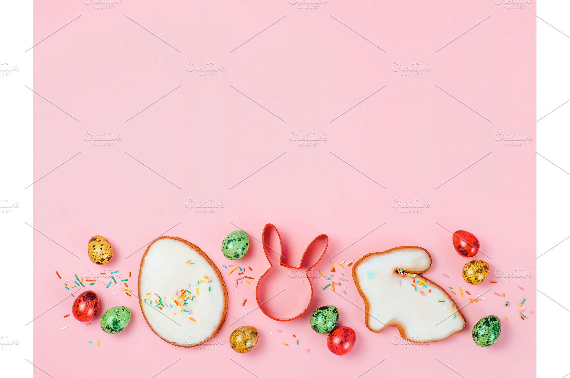 Easter Cookie baking. Copy space, a Holiday Photo by Fascinadora