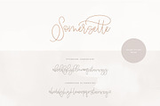 Somersette Script Font, a Script Font by The Styled Script (Thumbnail 4 of 11)
