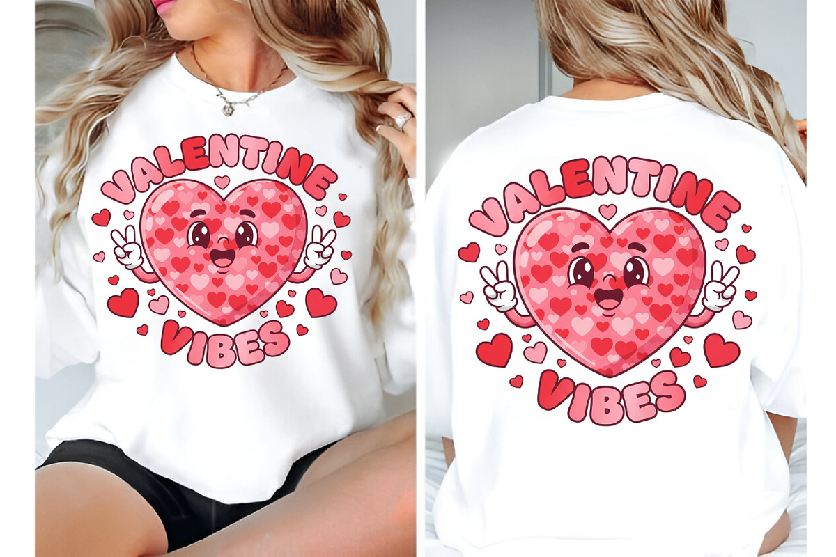 Valentine Vibes Png, Valentine’s Day, an Illustration by SinaCreation (Photo 4 of 11)