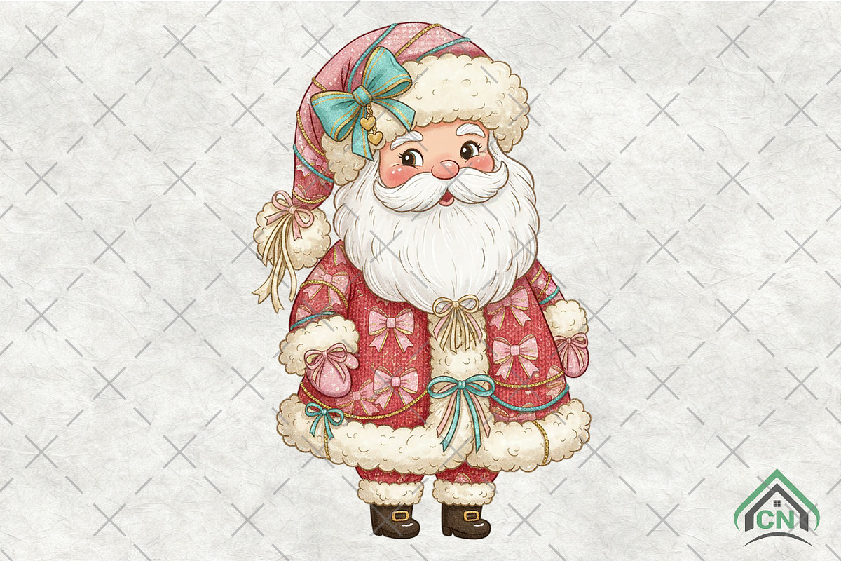 Christmas Santa Png, an Illustration by Craft Nest (Photo 1 of 6)