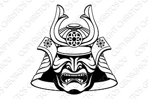 Stylised Samurai Mask