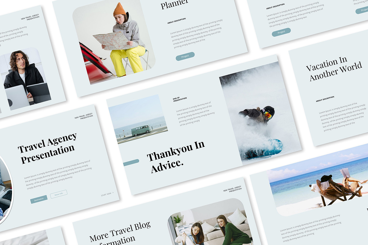 Travel Agency Google Slides Presenta, a Presentation Template by Formatika Studio
