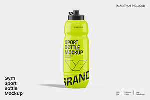 Gym Sport Bottle Mockup, a Household Mockup by renderstockmarket