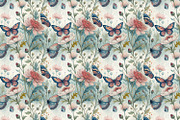 Botanic Garden Seamless Pattern Set, a Pattern Graphic by Designs by Helen Trupak (Thumbnail 3 of 8)