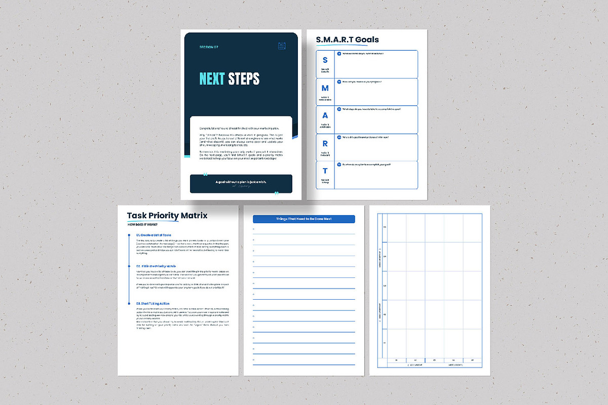 Marketing Strategy Workbbook, a Templates & Theme by AndrewPixel (Photo 10 of 10)
