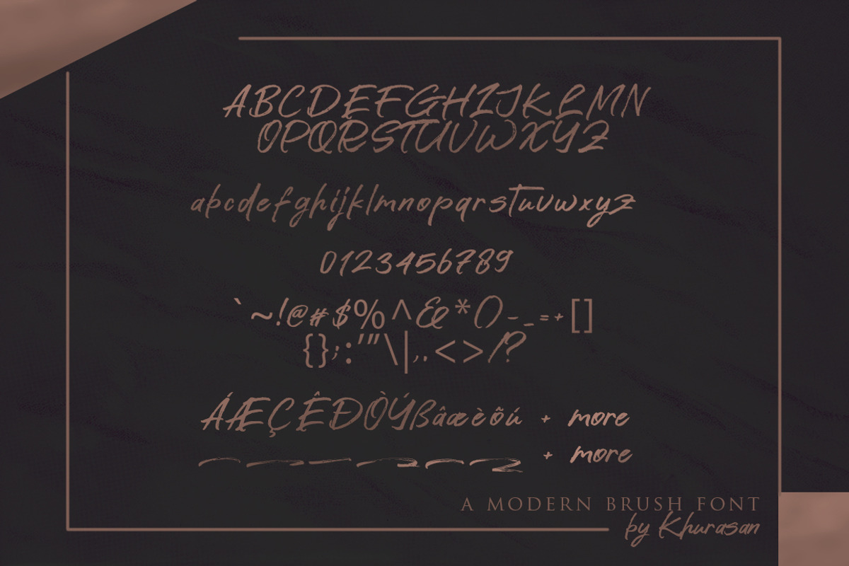 Avture Brush, a Script Font by khurasan (Photo 5 of 5)