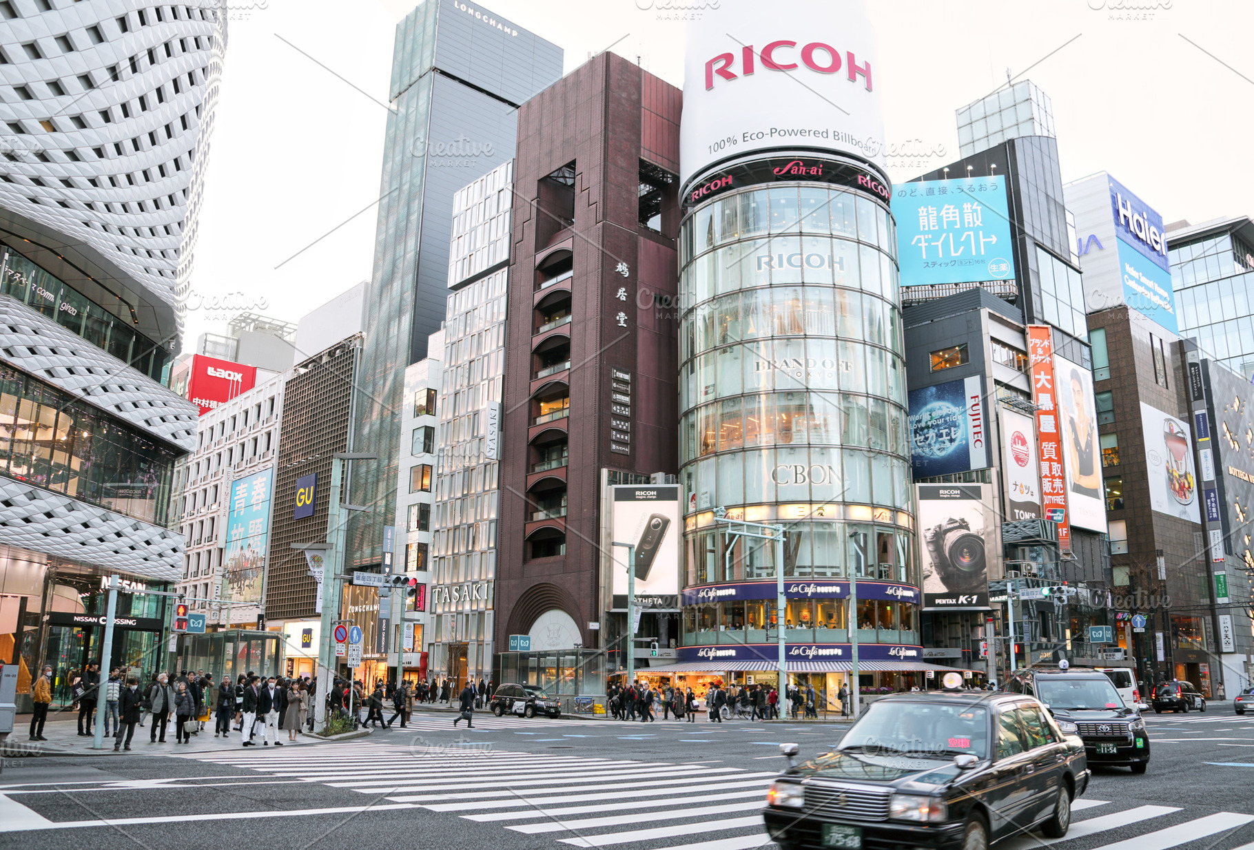 Ginza street view in Tokyo, an Architecture Photo by BOOCYS