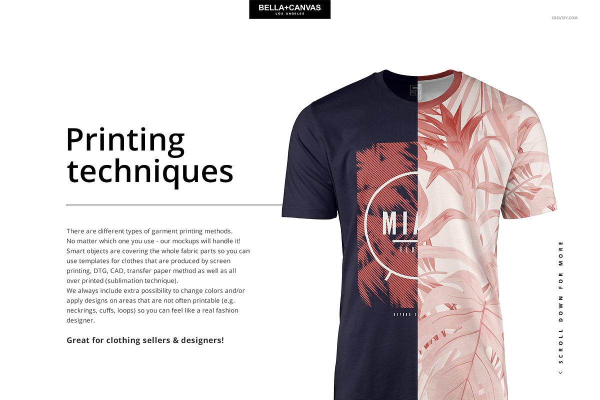 Bella Canvas 3001 Mockup Set (men), a Shirt Mockup by creatsy5 (Photo 3 of 5)