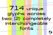 Coleman and Coleman Duo, a Font by Typekirk (Thumbnail 2 of 6)