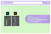 20 Y2K Backgrounds/Patterns, a Pattern Graphic by DigitalSlide (Thumbnail 3 of 3)