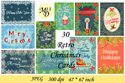 30 Retro Christmas Cards - 2, a Card Template by Michiru13 (Thumbnail 3 of 3)