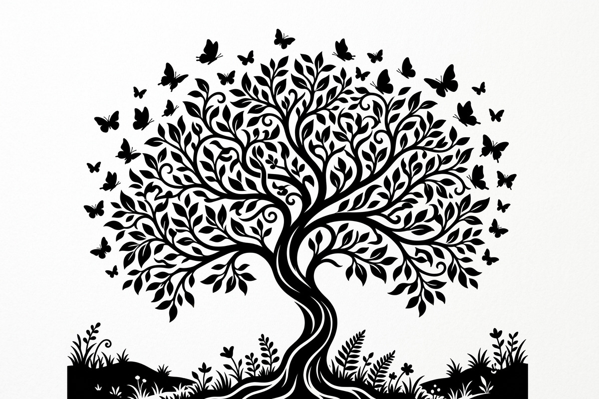 Elegant dream tree silhouette design, a Healthcare Illustration by Amazin_art (Photo 17 of 49)