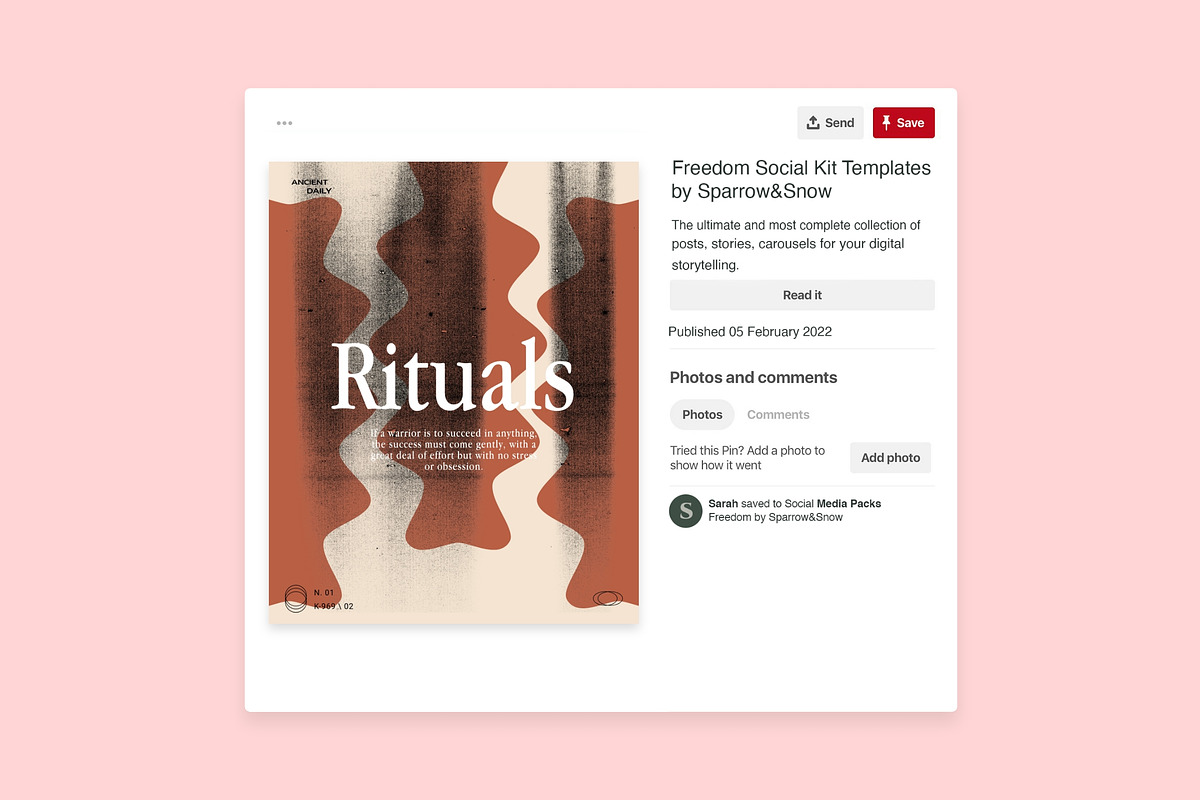 Feel - Social Media Kit CANVA & PS, a Social Media Template by Sparrow & Snow (Photo 12 of 25)