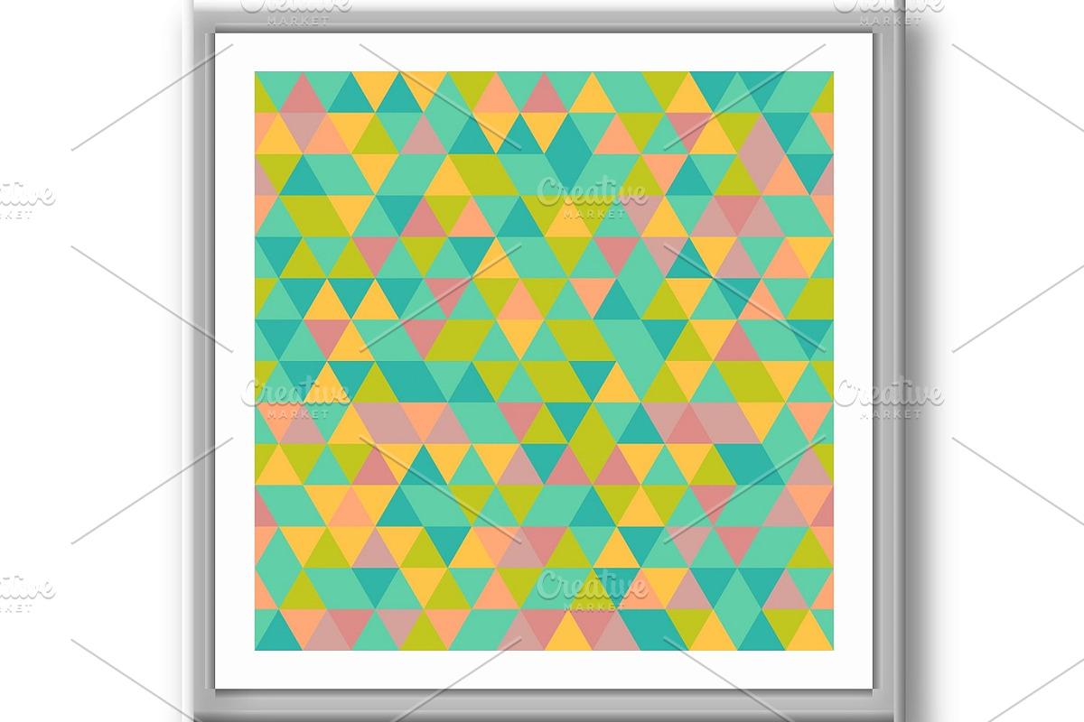Geometric Seamless Vector Pattern, a Decorative Illustration by FineArtStudio (Photo 3 of 3)