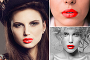 RedLip Photoshop Action preview 3