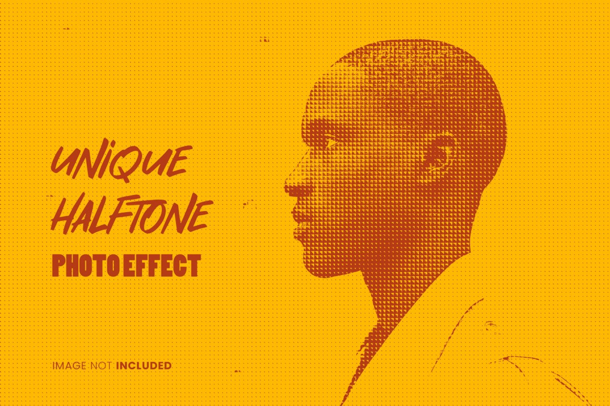 Unique Halftone Photo Effect, a Layer Style Add-On by WudelMbois Studio (Photo 1 of 4)