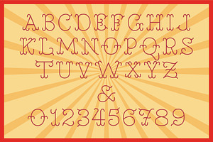 MLF Clownies - Single Line Font