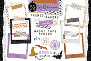 Halloween Frames, Paper & Washi Tape, an Object Graphic by patternpop studio (Thumbnail 1 of 6)