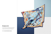 Silk Scarf Floating in Air Mockup, a Mask Mockup by creatsy5 (Thumbnail 4 of 5)