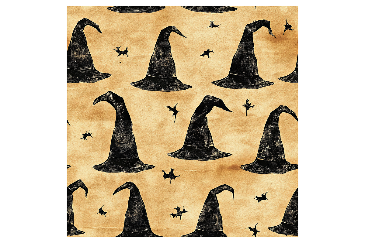 Vintage Halloween Digital Paper, a Pattern Graphic by Chromolume Studio (Photo 22 of 28)