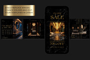 1000 Branding Kit Black Canva, a Branding & Logo Template by CopertiniStudio (Thumbnail 5 of 9)