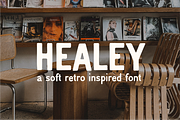Healey : An All Purpose Retro Font, a Sans Serif Font by Corinne Dodenhoff (Thumbnail 2 of 10)