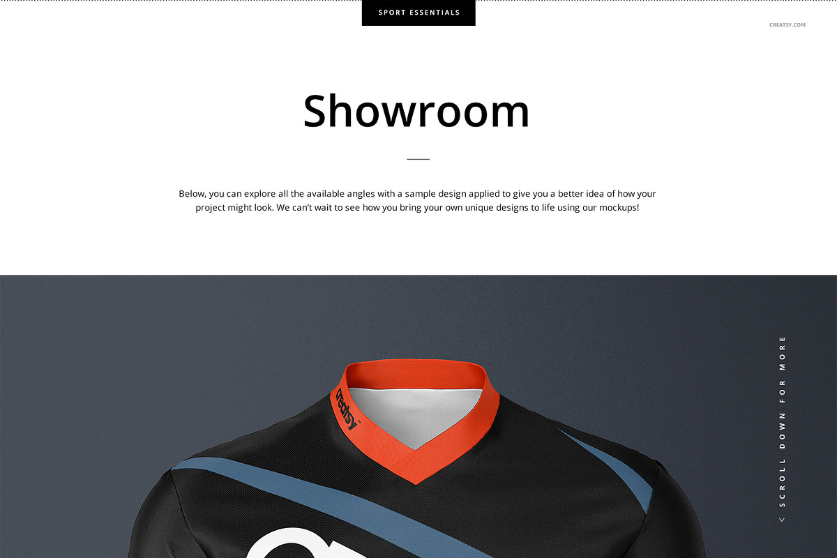 Motocross Jersey Mockup Set, a Shirt Mockup by creatsy5 (Photo 4 of 5)