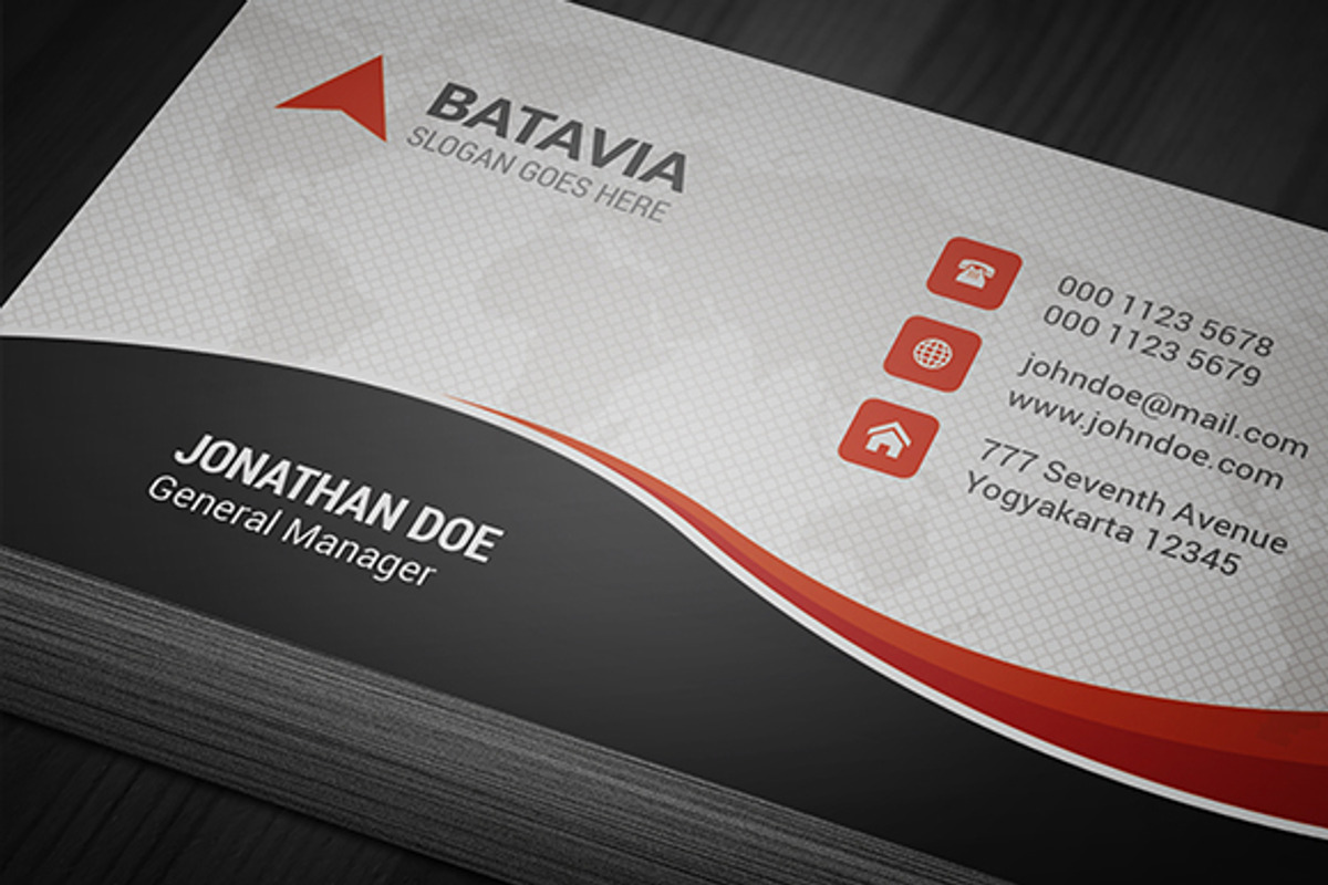 Corporate Business Card, a Business Card Template by InfinityArt (Photo 3 of 4)