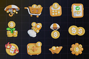 Finance 3D Icon Pack, an Object Graphic by Artnivora.Std (Thumbnail 4 of 4)