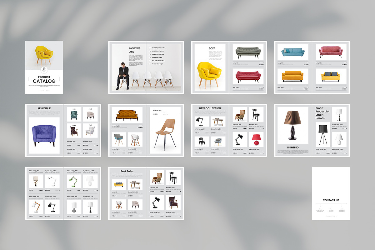 Product Catalog Layout Template, a Brochure Template by Spark_Creative (Photo 14 of 14)