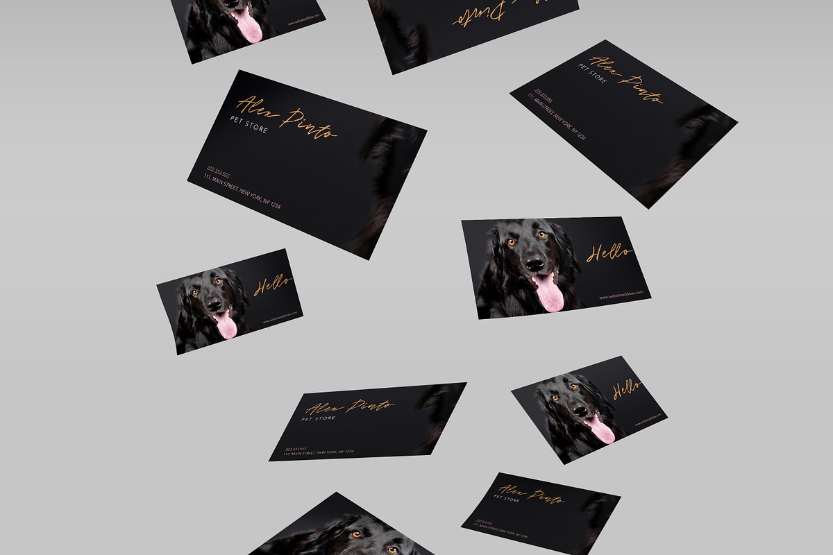 Dog animal lovers care business card, a Business Card Template by Creative Designs (Photo 2 of 2)