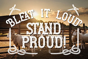 Ram Ranch Western Layered Font, a Serif Font by JumboDesign (Thumbnail 2 of 6)