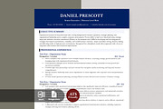 ATS Resume Template | Modern CV Word, a Resume Template by Anjum Ilyas (Thumbnail 1 of 7)
