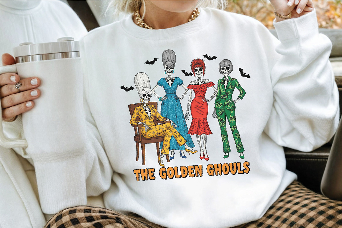 The Golden Ghouls Girls Halloween, an Illustration by Craft Nest (Photo 3 of 7)