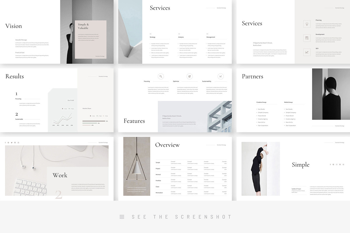 Business Strategy PowerPoint Design, a Presentation Template by TemplatesForest (Photo 4 of 11)