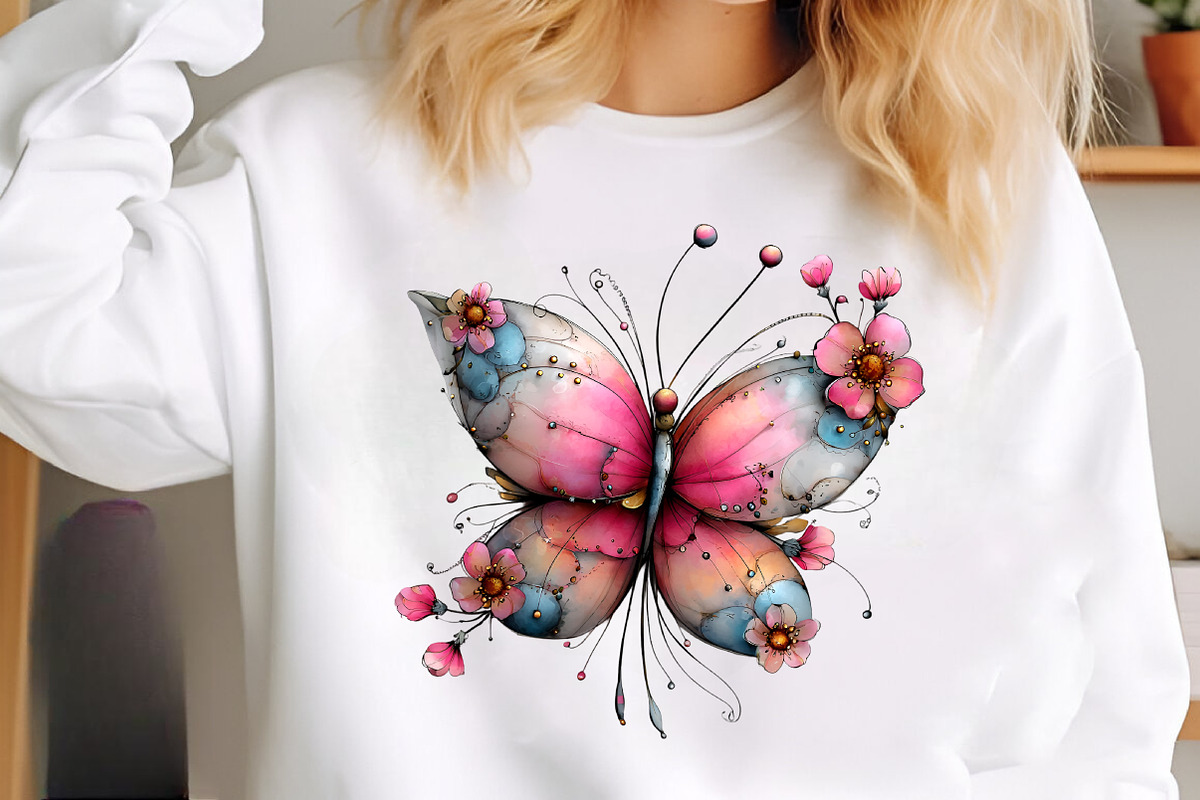 Whimsical spring Butterfly Clipart, an Illustration by SinaCreation (Photo 8 of 11)