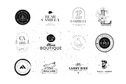 50 Vintage Logos | Canva Template, a Templates & Theme by Angkalimabelas (Thumbnail 3 of 5)