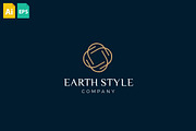 Earth Style Logo, a Branding & Logo Template by Schneider Design Store (Thumbnail 1 of 2)